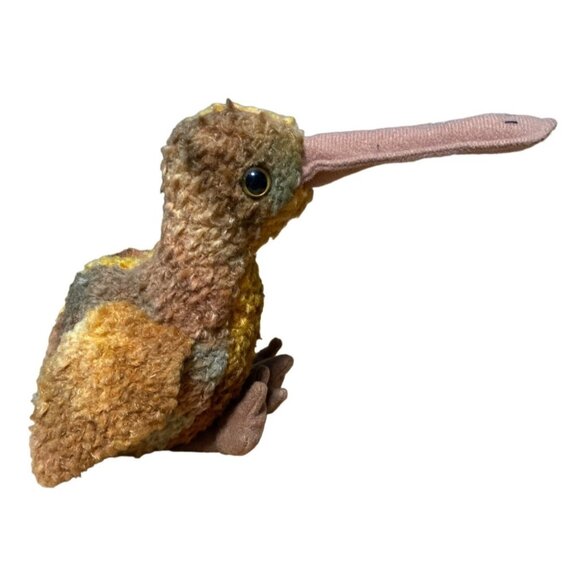 Ty Beanie Baby Kiwi Bird Plush Toy 1998 Retired Collectible Brown/Yellow Stuffed - Picture 3 of 10